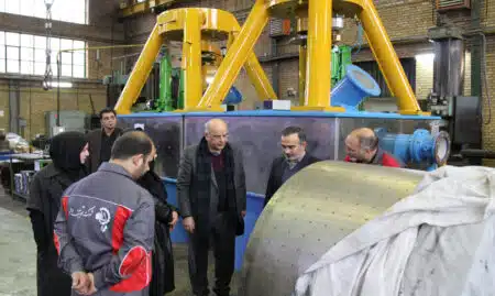 بازدید ریاست محترم مرکز ساخت داخل ، ماشین سازی وتجهیزات شرکت توربین دار